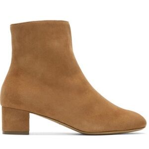 NEW Mansur Gavriel Tan Shearling Ankle Boots